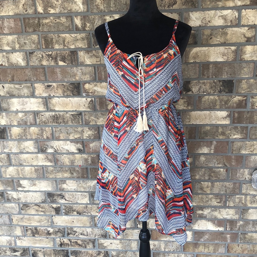 Love Reign Mini Chiffon Dress w/ Adjustable Straps